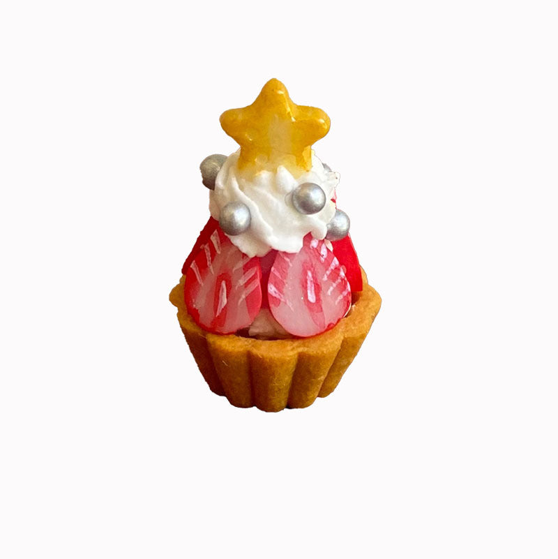 Simulation Miniature Food Toy Christmas Strawberry Tower Cute Cake Dollhouse Dessert Shop Accessories