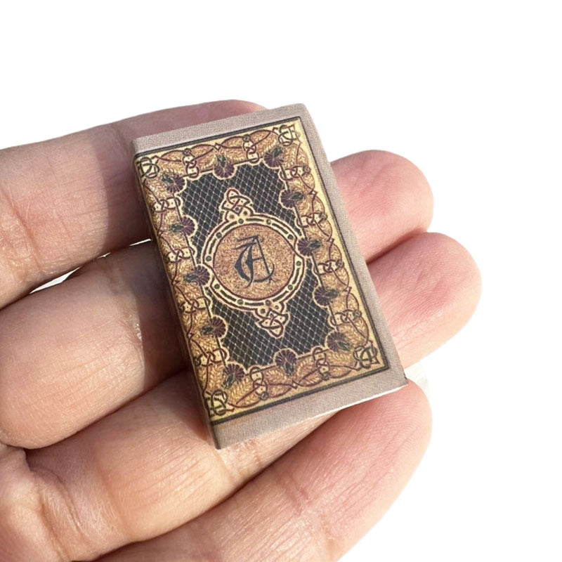 1:12 Dollhouse Retro Large Book Block