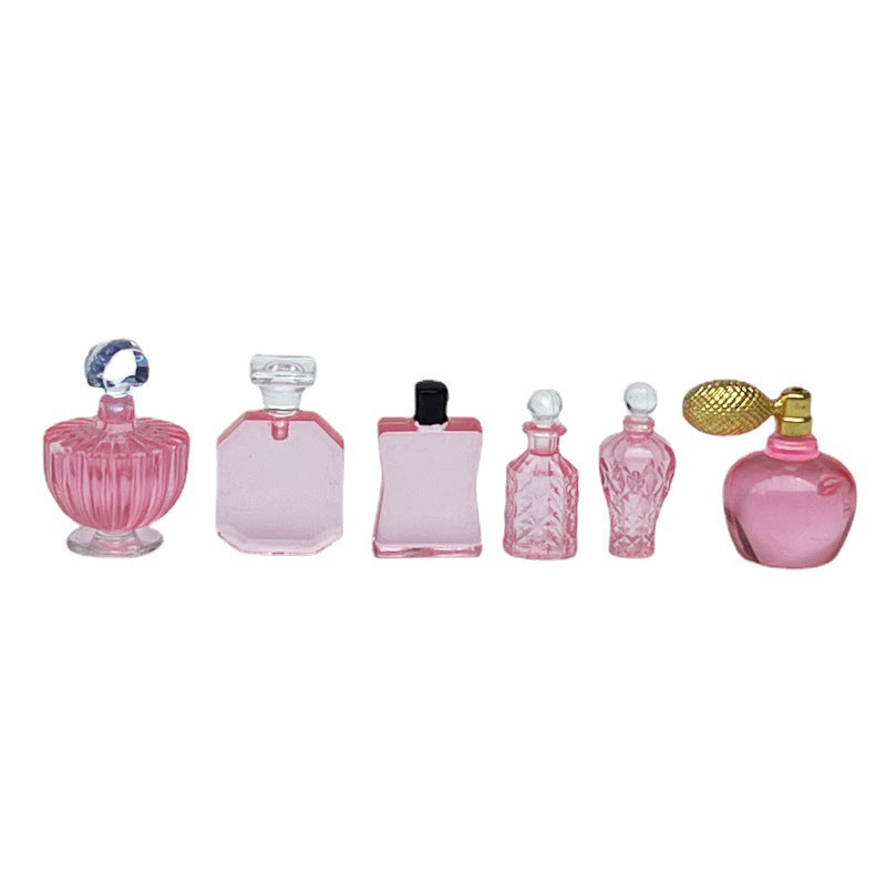 1:12 Dollhouse Perfume Bottle 6-Piece Set