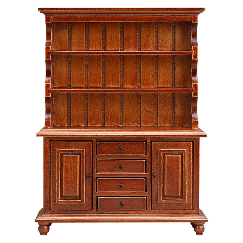 1:12 Dollhouse Furniture Wooden  Storage Cabinet