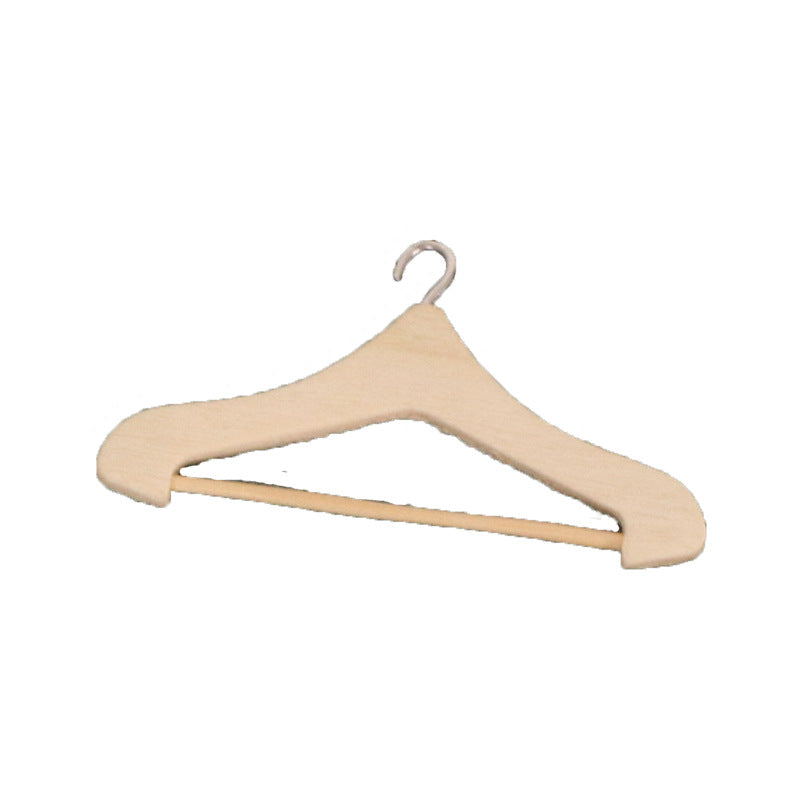 Dollhouse Miniature Wooden Hanger Pocket Furniture Model Life Scene Accessories