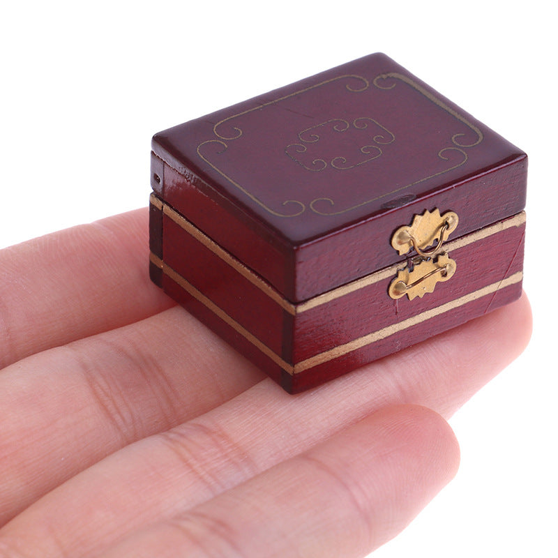 1:12 Dollhouse Graduation Design Vintage Jewelry Box Makeup Box