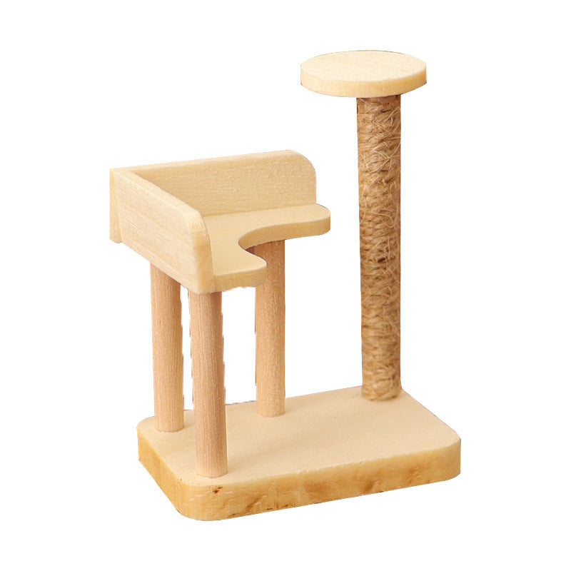 Dollhouse Cat Scratch Board Furniture Accessory