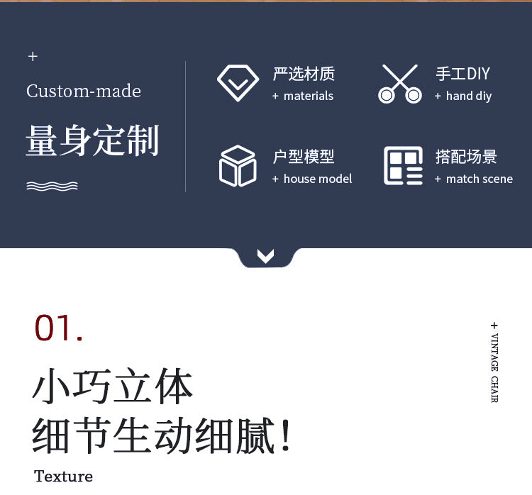 1:12 Dollhouse Mini Furniture Bedroom Children's Bunk Bed Miniature Model Playhouse Cartoon Creative Ornament