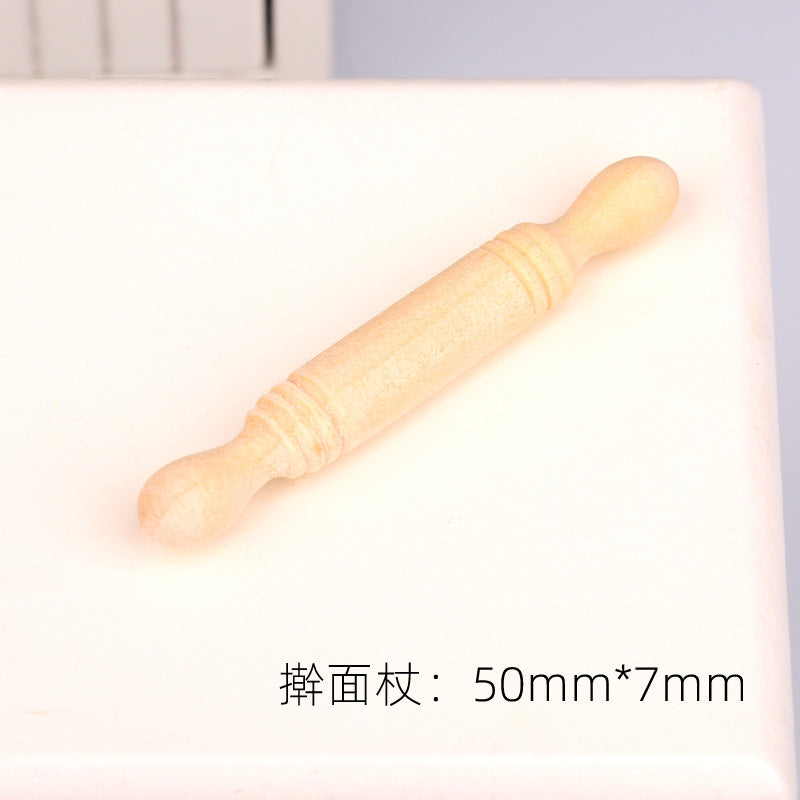 Dollhouse Simulation 3D Miniature Food Kitchen Utensils Model DIY Dollhouse Decoration Accessories Props