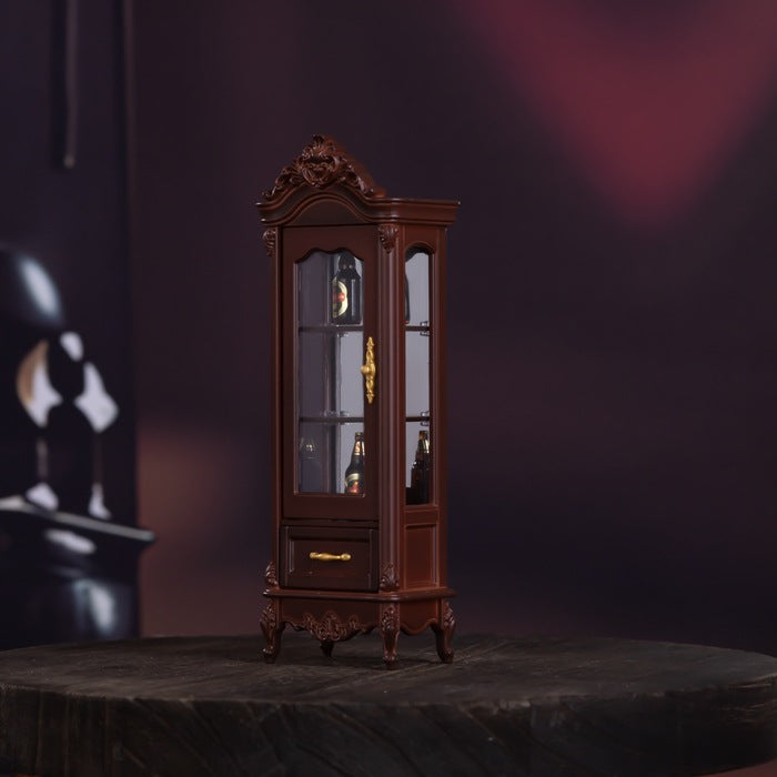 Dollhouse Vintage Luxury Wine Cabinet - Elegant Living Room Furniture