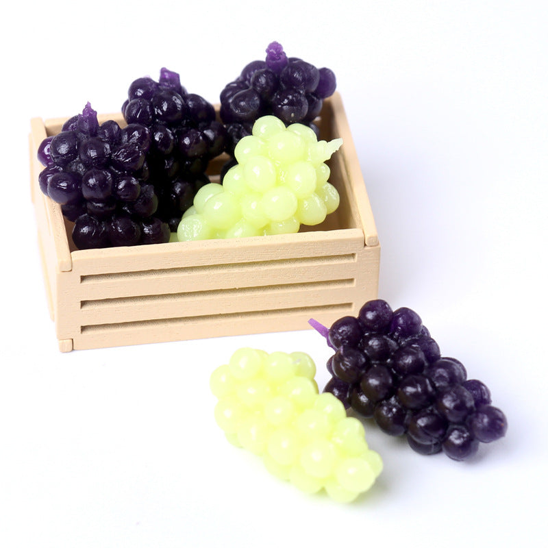 Mini Fruit Wooden Frame Storage Box Organizer Basket Dollhouse Miniature Scene Decoration