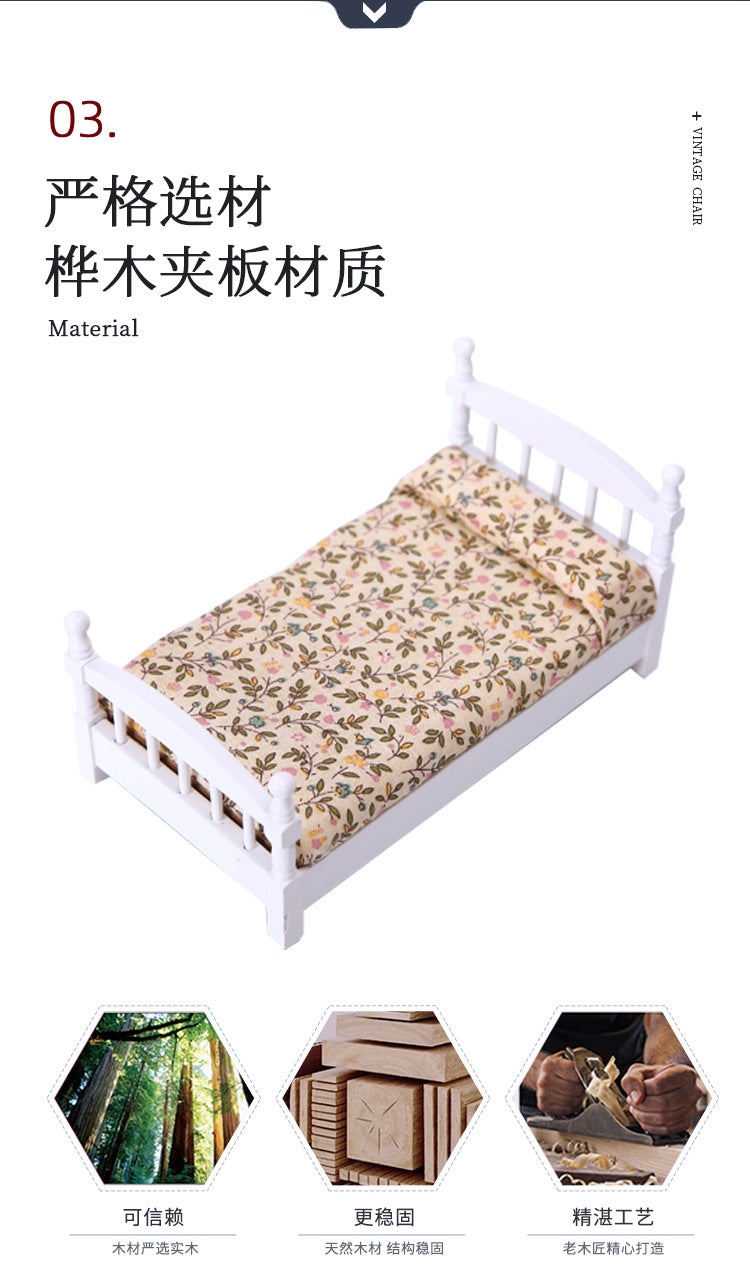 1:12 Dollhouse Mini Furniture Miniature Play Food Pocket Bedroom