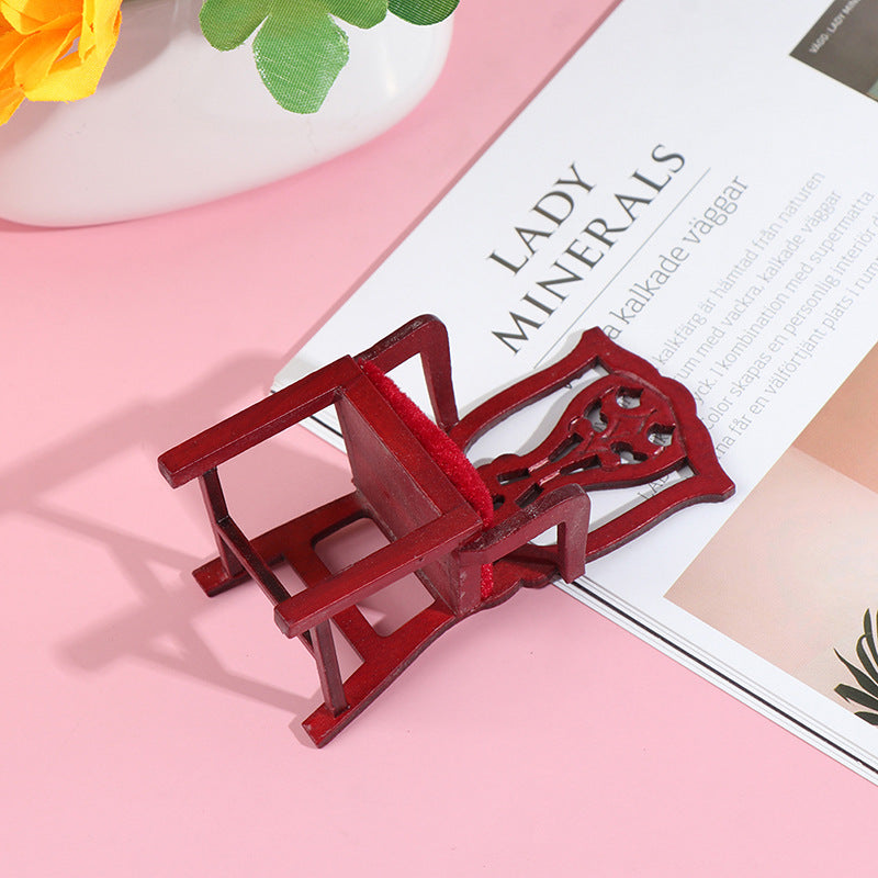 112 Dollhouse Miniature Furniture European Vintage Restaurant Chair