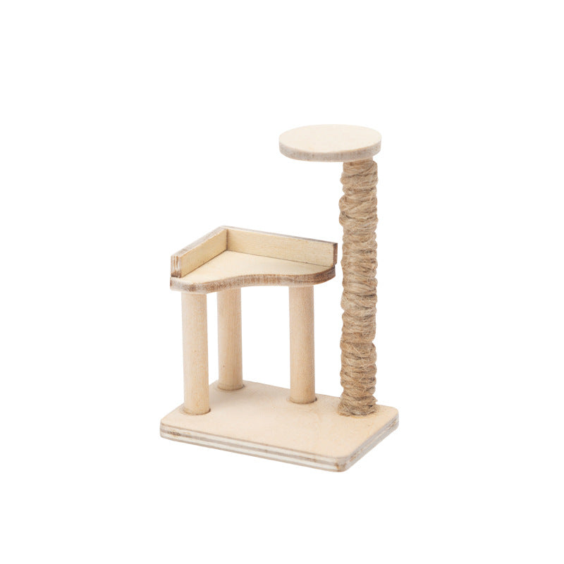 1:12 Dollhouse MiniatureCat Shelf Cat Scratching Board