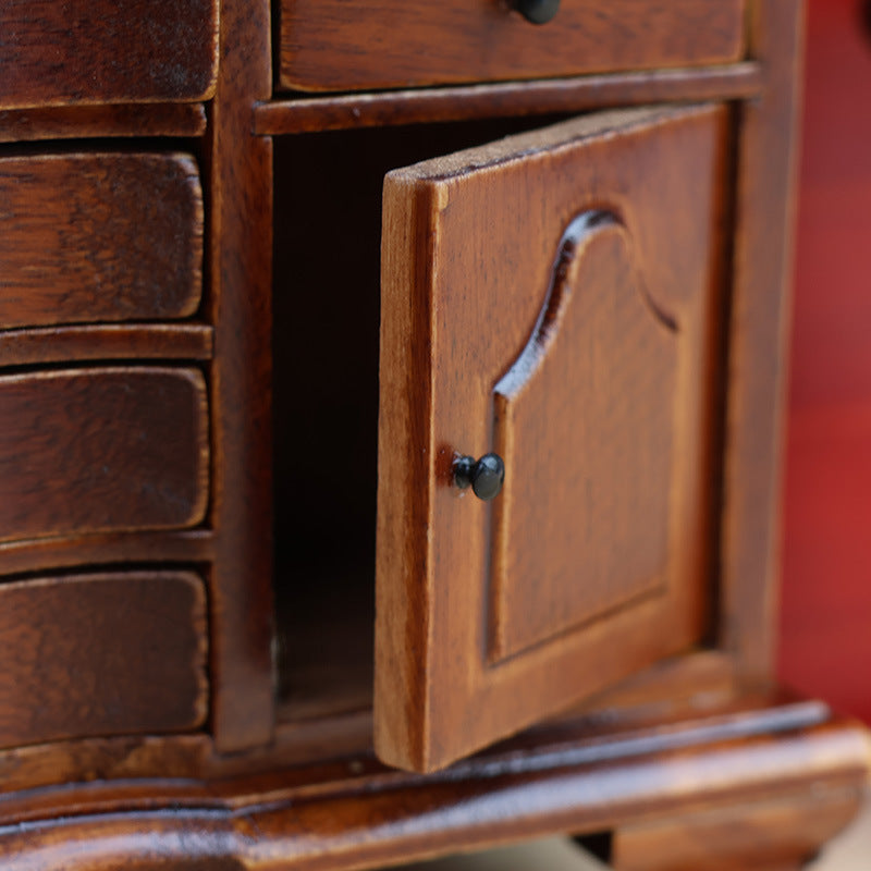 1:12 Dollhouse Dollhouse Miniature Furniture Ornaments Wooden Cabinet