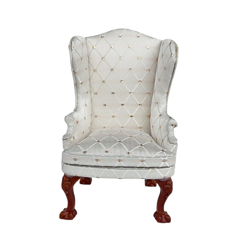 1:12 Dollhouse Living Room Scene Diamond Sofa Single Double Chair Sofa