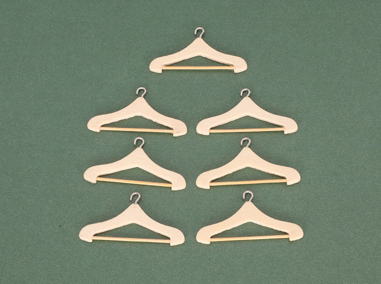 Dollhouse Miniature Wooden Hanger Pocket Furniture Model Life Scene Accessories