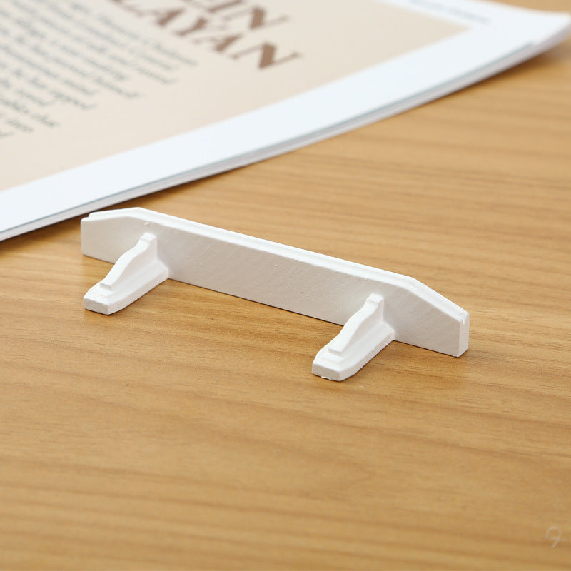 1:12 Dollhouse Mini Furniture DIY Accessories Kitchen Bedroom White Storage Rack Hanging Rack