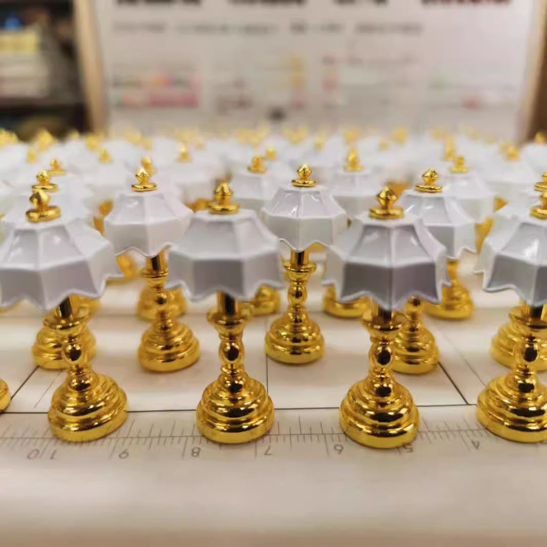 1:12 Dollhouse Miniature Model Scene OB11 Props Metal Tiffany Table Lamp Bedside Lamp