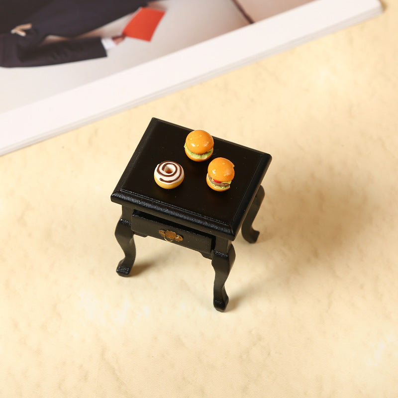 1:12 Dollhouse Furniture Wooden Cabinet TV Cabinet Chest of Drawers Bedside Cabinet