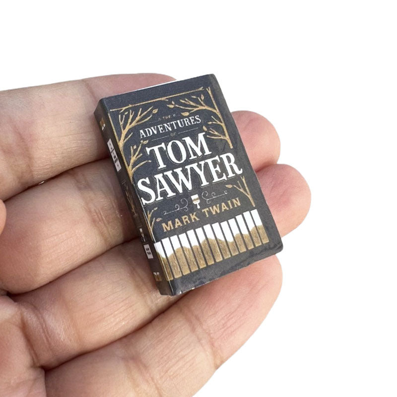 1:12 Dollhouse Retro Large Book Block