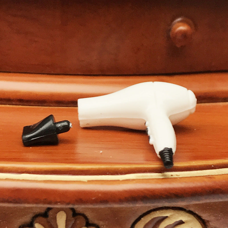 1:12 Dollhouse Accessories Dressing Tools 5-Piece Set Hair Dryer Comb