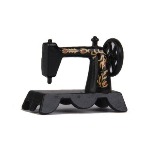 112 Dollhouse Miniature Vintage Metal Sewing Machine