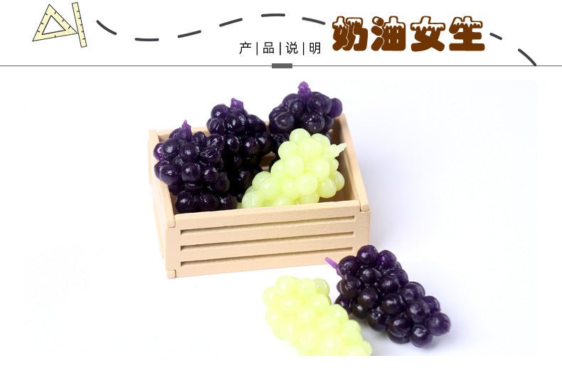 Mini Fruit Wooden Frame Storage Box Organizer Basket Dollhouse Miniature Scene Decoration
