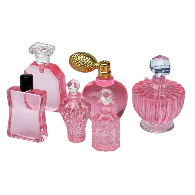 1:12 Dollhouse Perfume Bottle 6-Piece Set