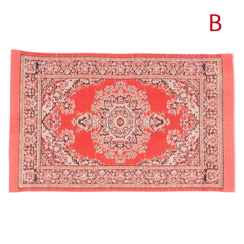 1:12 Mini Dollhouse Floor Decoration Turkish Carpet