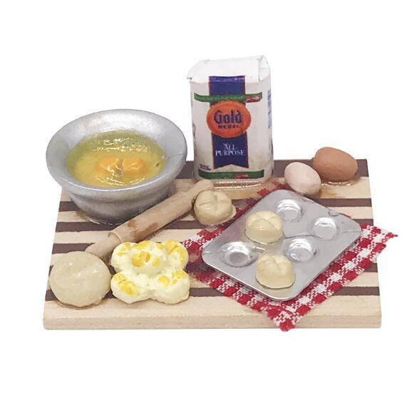 112 Mini Dollhouse Kitchen Cutting Board Set