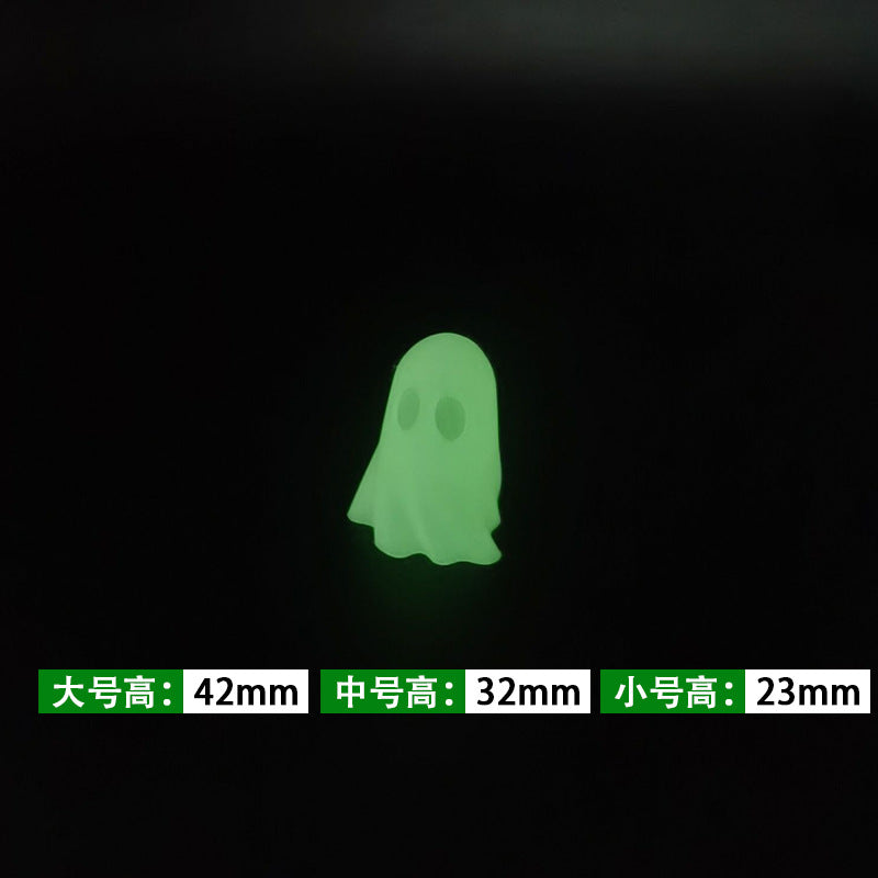 112 Dollhouse Halloween Scene Nightlight Ghost Ornament