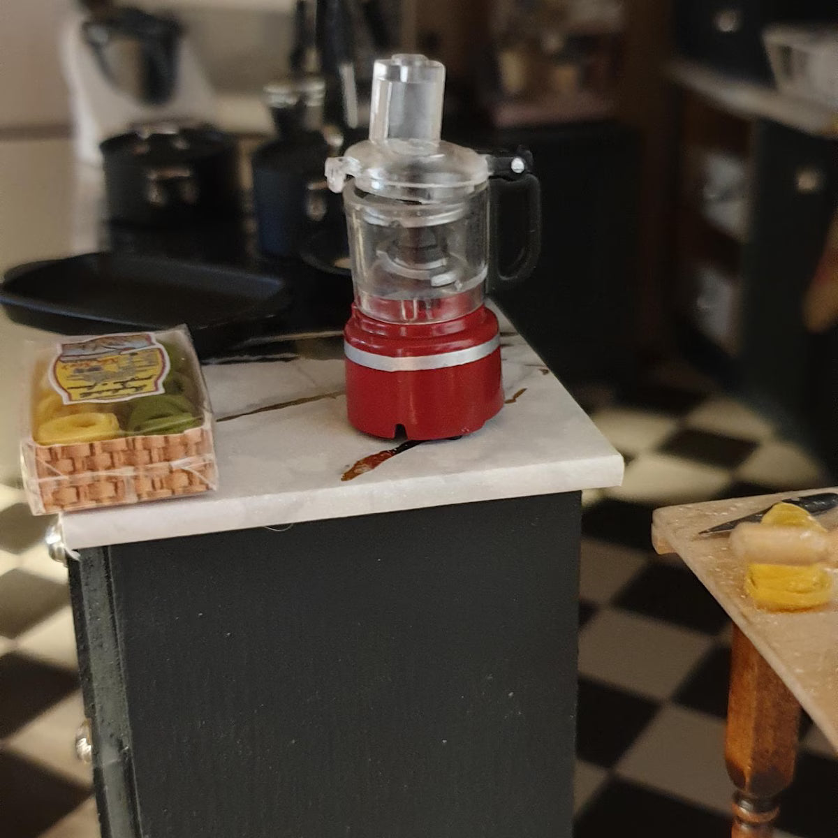 1/12 Dollhouse Miniature Replica KitchenAid Appliances Food Processor