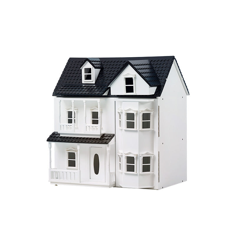 Vintage Castle Wooden DollHouse for Kids