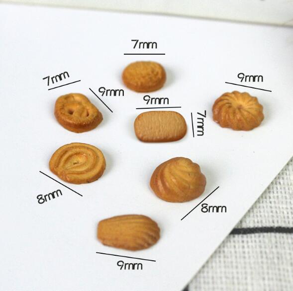 Dollhouse Accessories Miniature Toy Diorama Food Play Biscuits