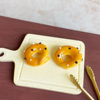Simulation Bread Miniature Food Play Sesame Bagel and Cinnamon Roll Dollhouse Bakery Scene