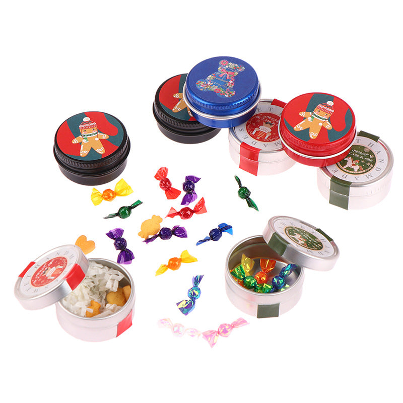 Hot New Dollhouse Mini Christmas Cookie Chocolate Croissant Candy Gift Box