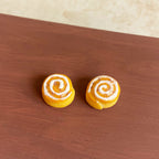 Simulation Bread Miniature Food Play Sesame Bagel and Cinnamon Roll Dollhouse Bakery Scene
