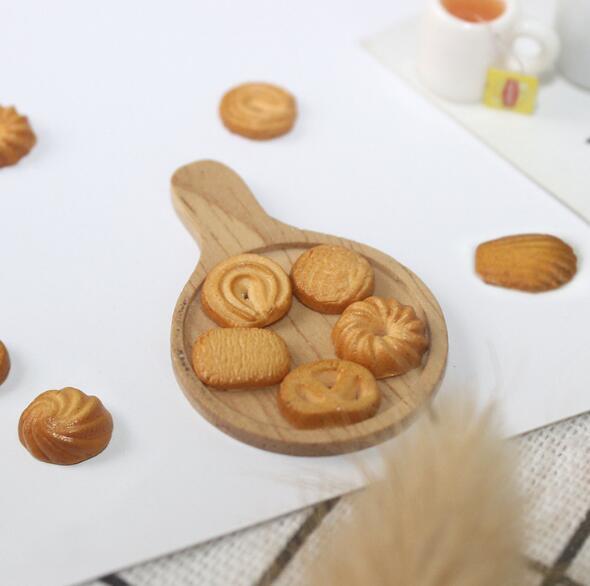 Dollhouse Accessories Miniature Toy Diorama Food Play Biscuits