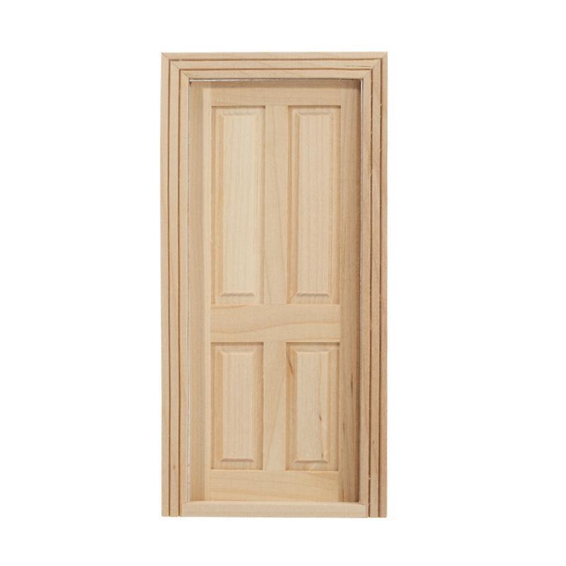 Dollhouse 112 Scale Wooden Door Window Base for Painting