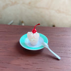 Miniature Strawberry Blueberry Fruit Cupcake Fun Food Play Dessert Shop Dollhouse Accessories