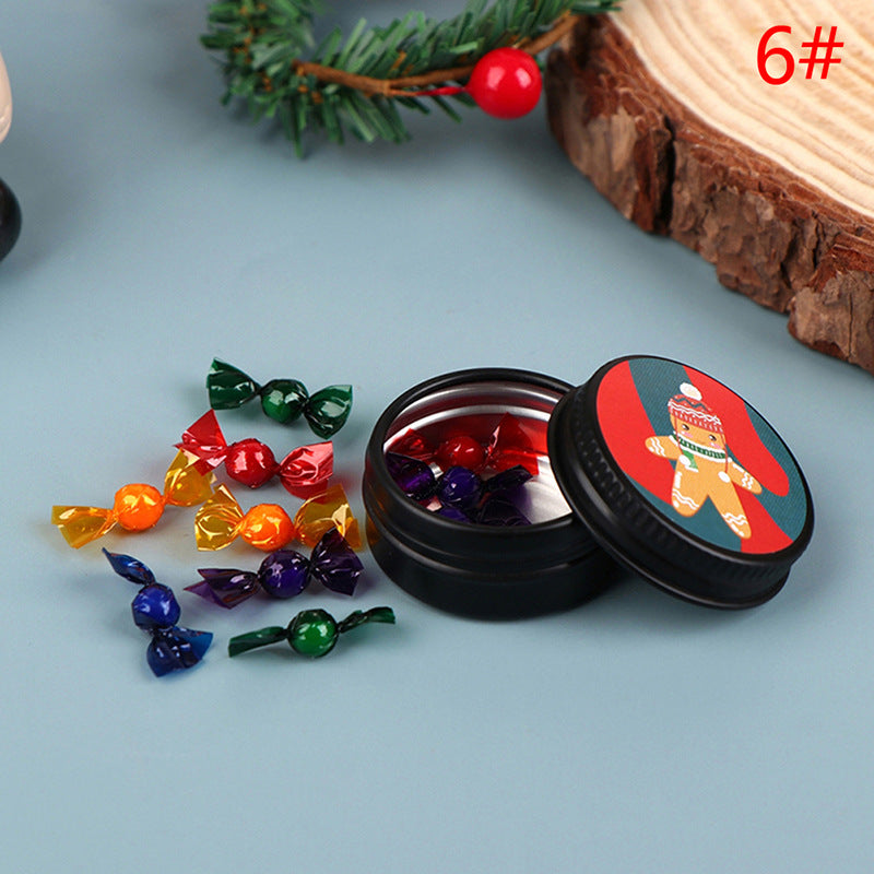 Hot New Dollhouse Mini Christmas Cookie Chocolate Croissant Candy Gift Box