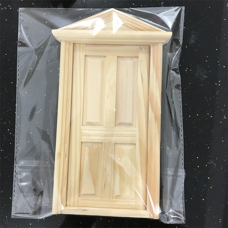 Dollhouse Furniture Miniature 112 Pitched Roof 4Panel Door