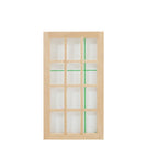 Dollhouse 112 Scale Wooden Door Window Base for Painting