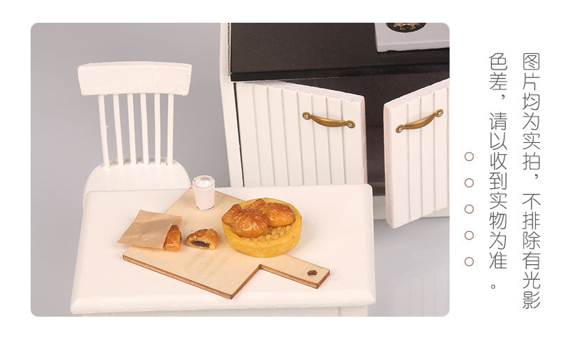 Dollhouse Miniature Food Play Set Taiyaki Red Bean Paste Filling Kit Handmade Scene Model OB11