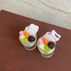 Miniature Pink Sakura Flavored Taiyaki Ice Cream Dollhouse Dessert Shop Accessories