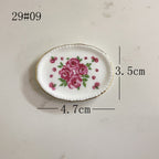 Mini Ceramic Dish Plates for dollhouse Kitchen Plates(87 skus)