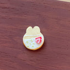 Simulation Rabbit Cute Toast Bread Miniature Food Play Mini Dollhouse Bakery Props Decoration