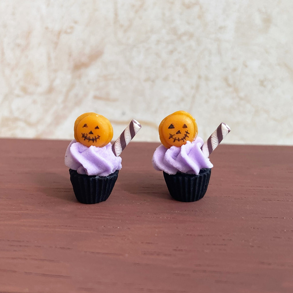 Halloween Cupcake Miniature Fun Food Toy Six-Dimensional Dollhouse Accessories