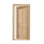 Dollhouse 112 Scale Wooden Door Window Base for Painting