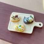 Cute Fruit Ice Cream Ball Simulation Toast Bread Miniature Food Dollhouse Bakery