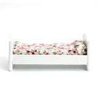 1:12 Dollhouse Furniture Bedroom Wooden Bed