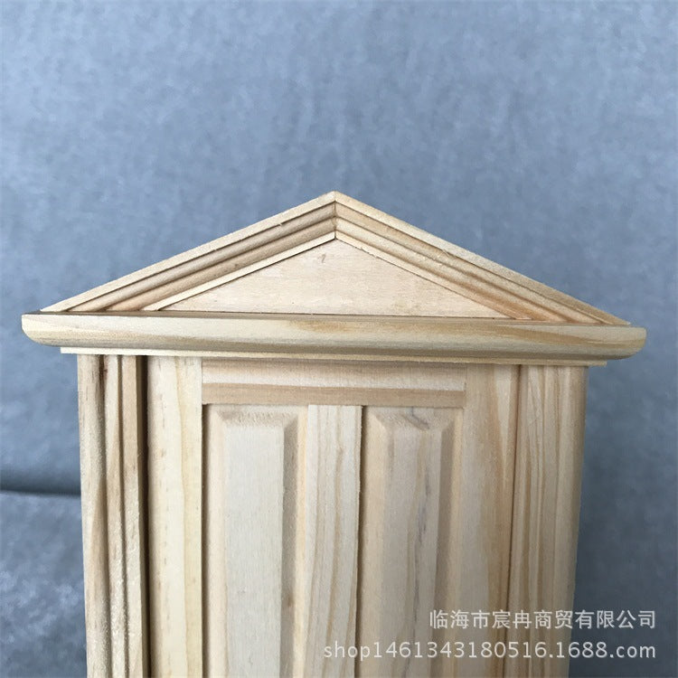 Dollhouse Furniture Miniature 112 Pitched Roof 4Panel Door