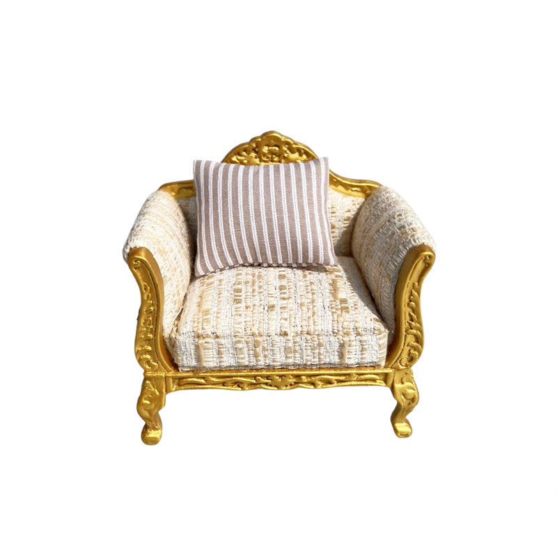 1:12 Dollhouse Living Room  Fabric Couch Sofa